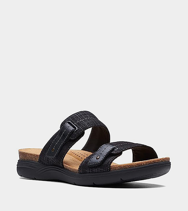 Clarks on sale flat sandals