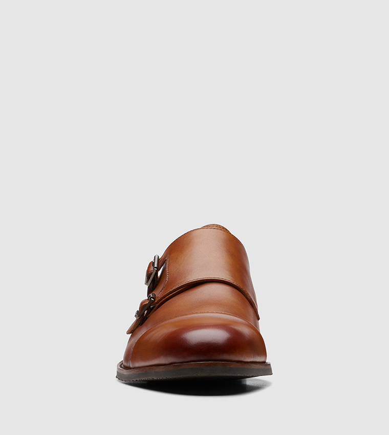 Clarks monk outlet strap shoes