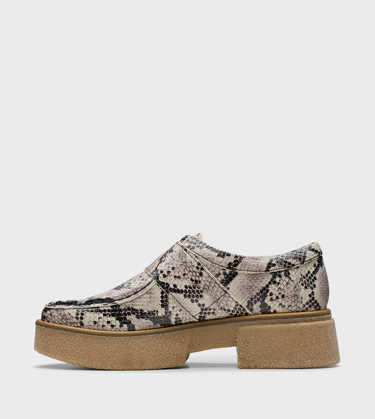 Linoso Monk Snakeskin Shoes
