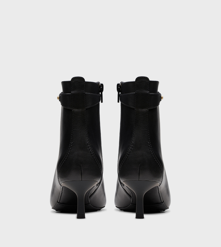 Adela Up Pointed Toe Ankle Boots