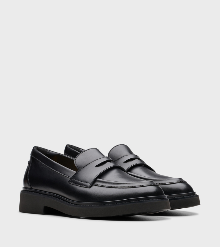 Splend Edge Leather Loafers