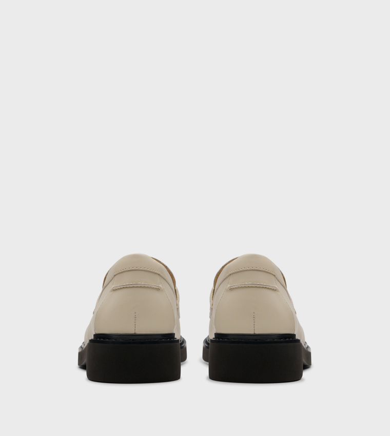 Splend Edge Leather Loafers