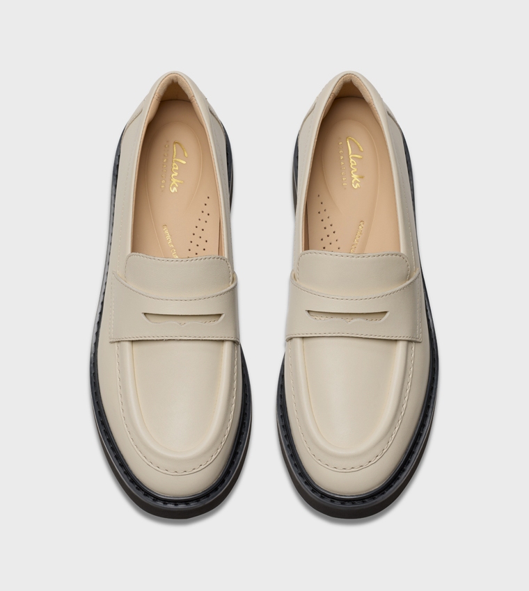 Splend Edge Leather Loafers