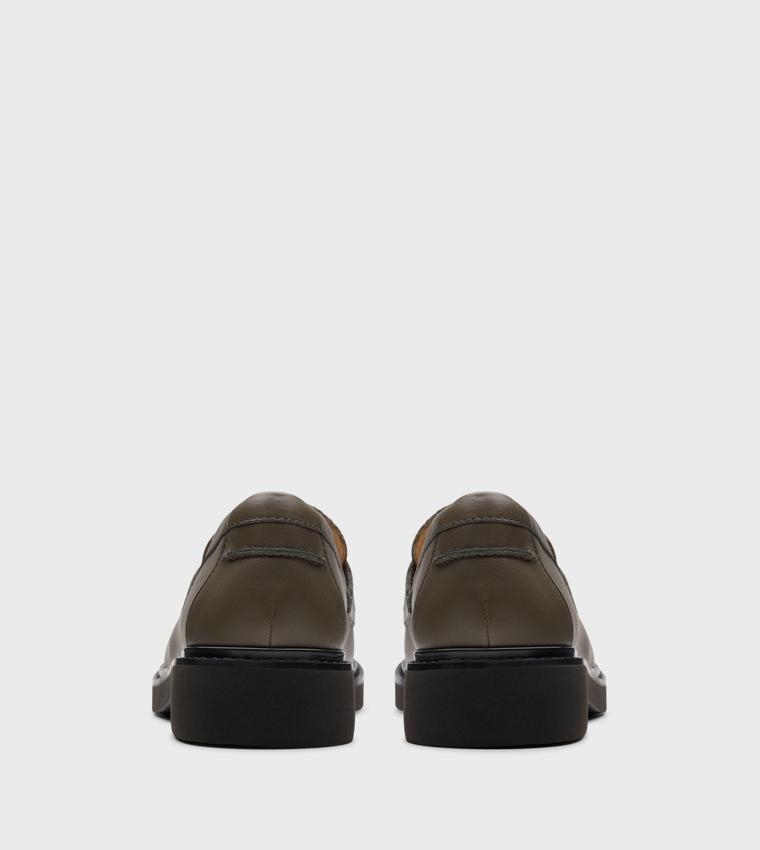 Splend Edge Leather Loafers