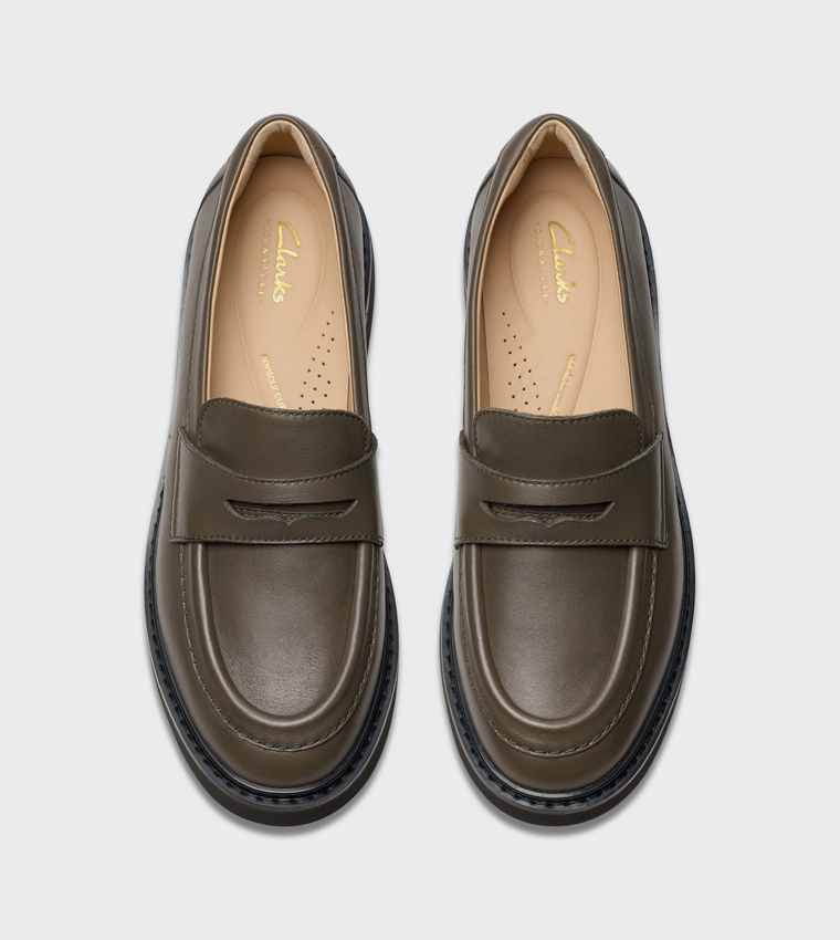 Splend Edge Leather Loafers