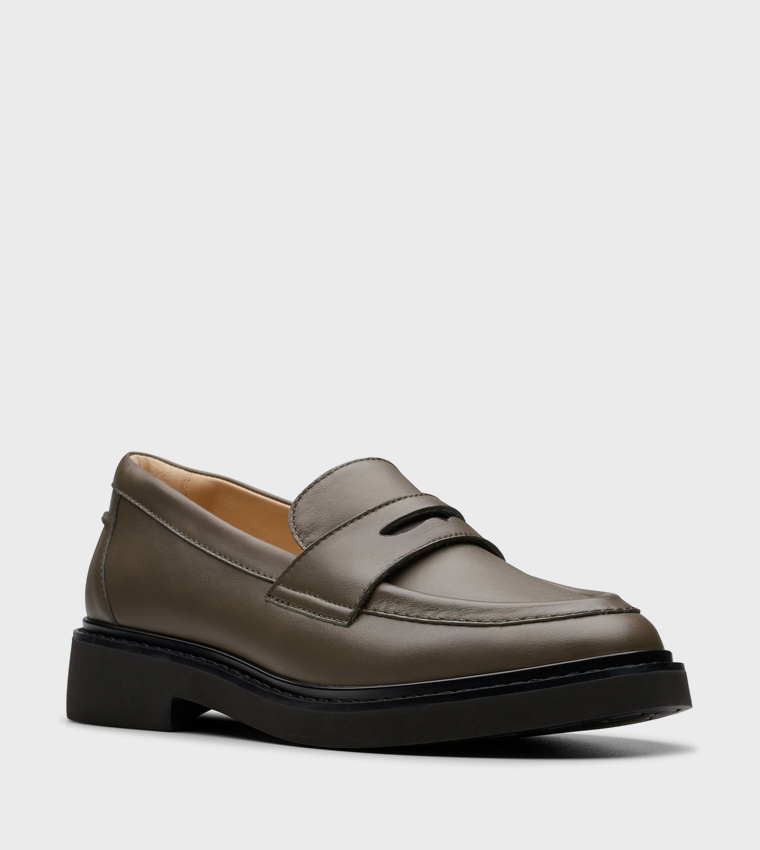 Splend Edge Leather Loafers