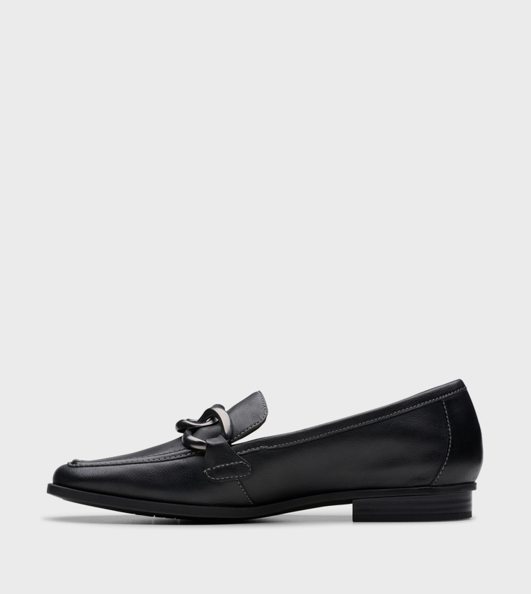Sarafyna Iris Chain Detail Loafers