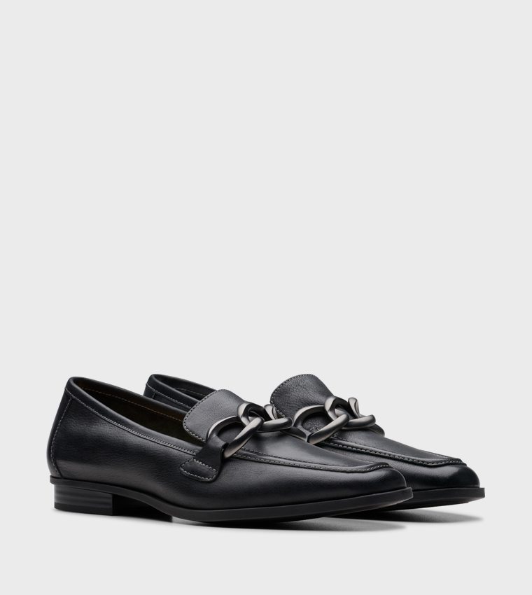 Sarafyna Iris Chain Detail Loafers