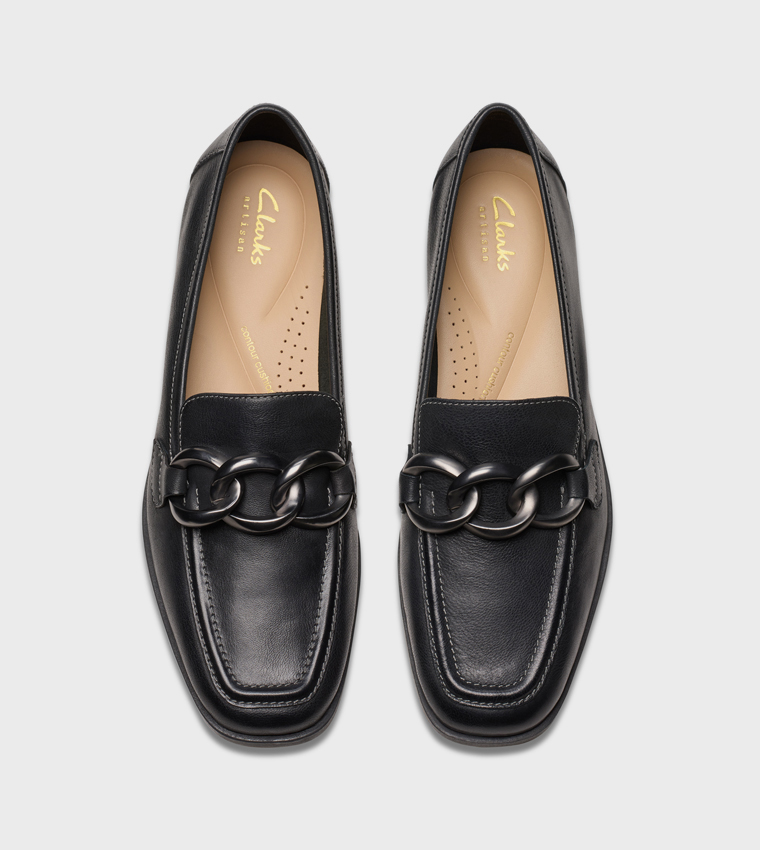 Sarafyna Iris Chain Detail Loafers