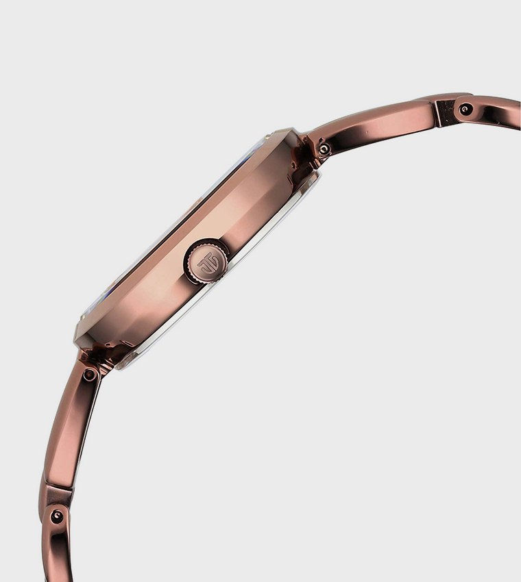 Raga Viva Rose Gold Dial Quartz Analog Watch with Date Feature