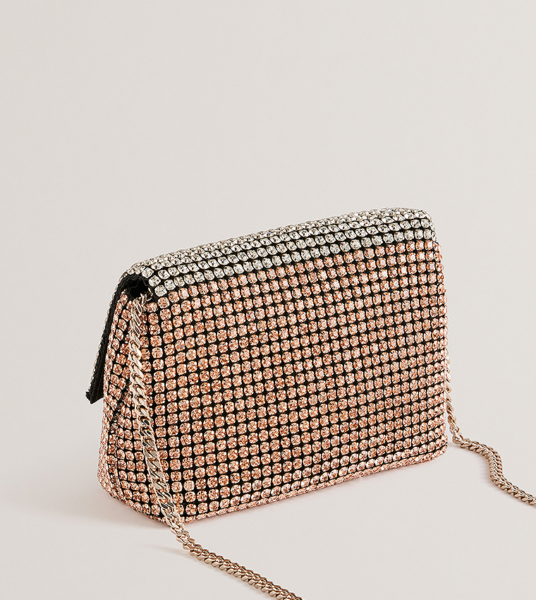GLITERS Crystal Mini Crossbody Bag