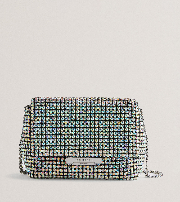 GLITERS Crystal Mini Crossbody Bag