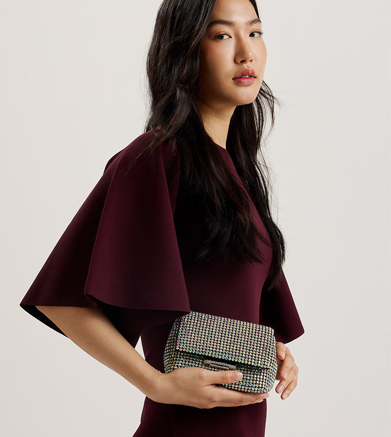 GLITERS Crystal Mini Crossbody Bag