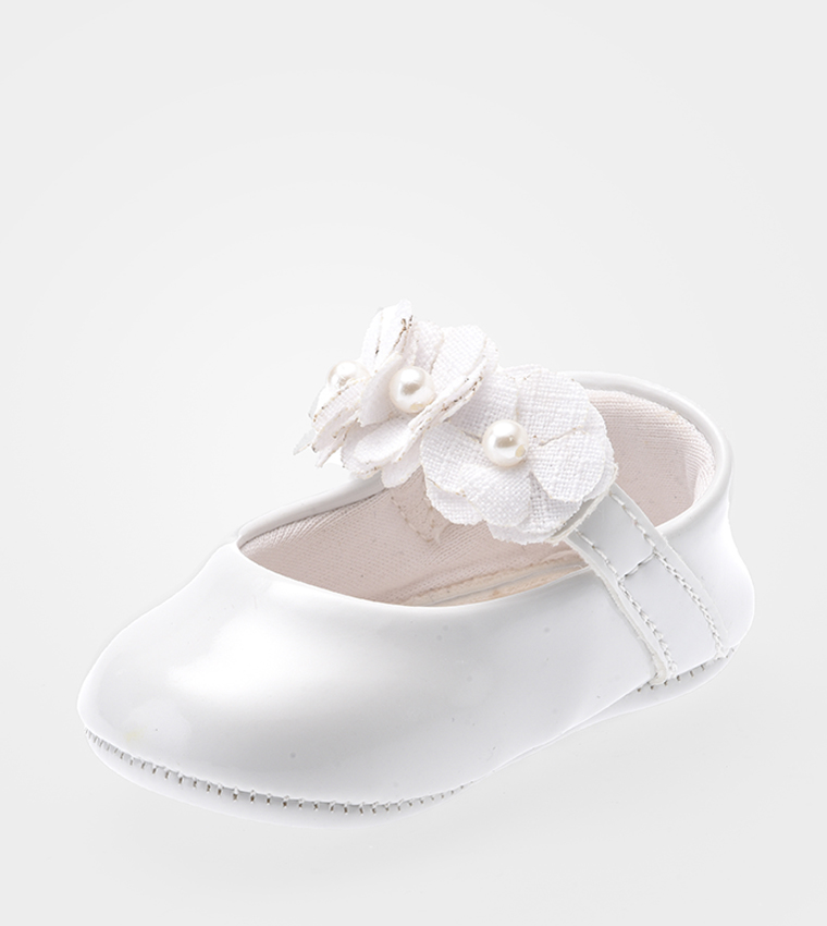 SAPATILHA CHANTILLY BRANCO Mary Jane Shoes