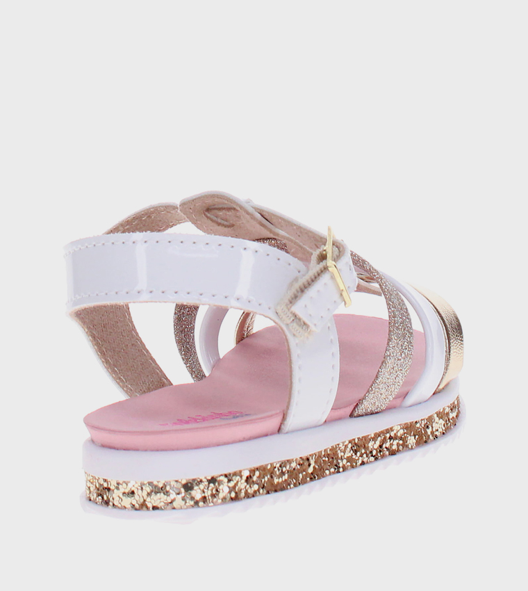 Sequined Slingback Casual Sandals