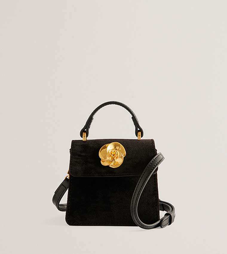 Buy Ted Baker ROSIYA Metal Accent Mini Bag In Black 6thStreet UAE