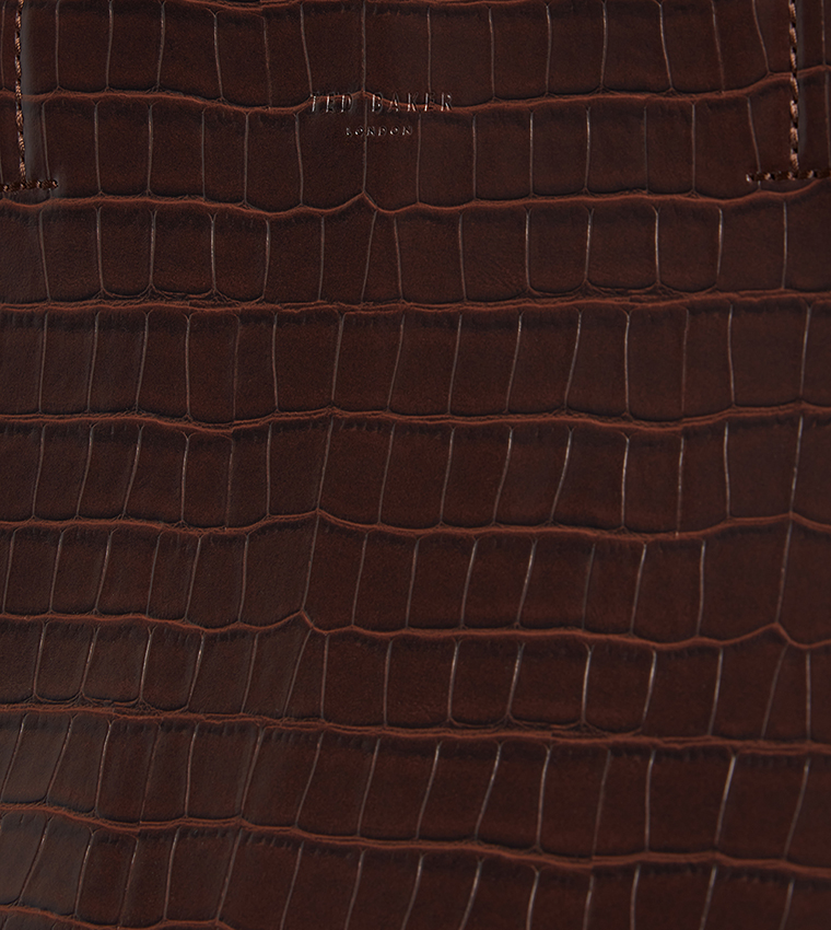 SOPHYNA Croc Textured Collapsible Tote Bag