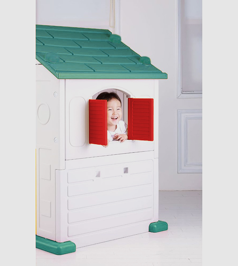 Buy BABYLOVE Happy Playhouse With Room In Green 6thStreet Saudi