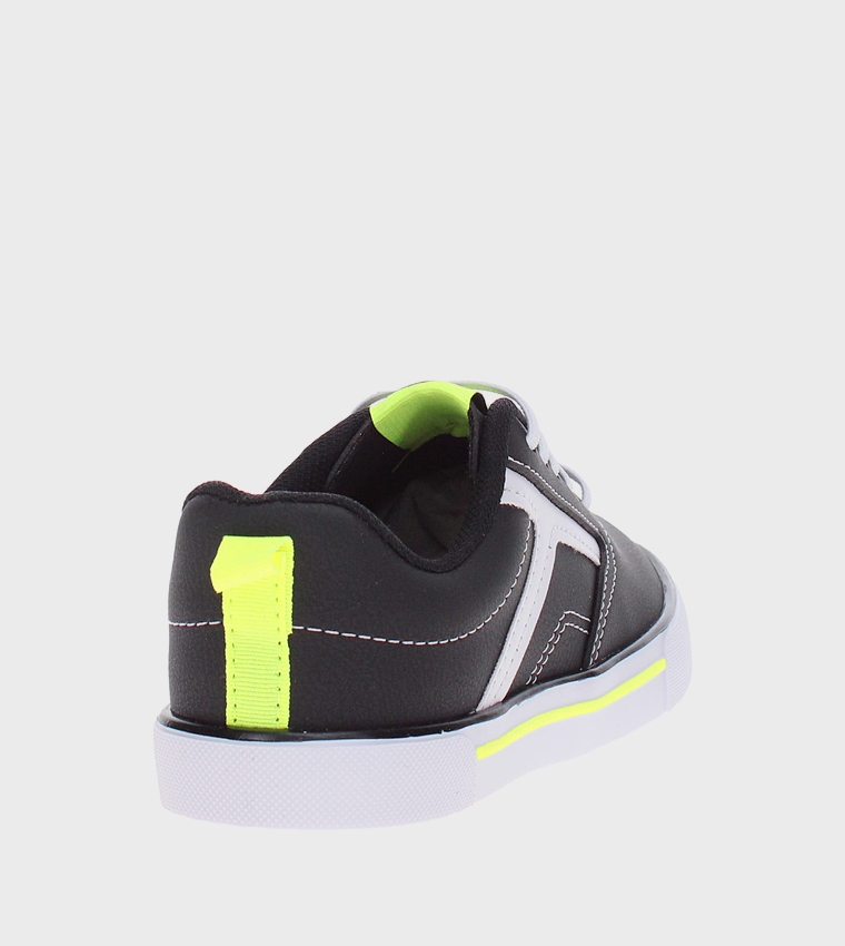 Round Toe Lace-Up Sneakers