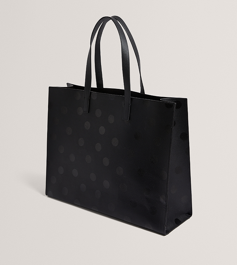 حقيبة توت بنقشة منقطة