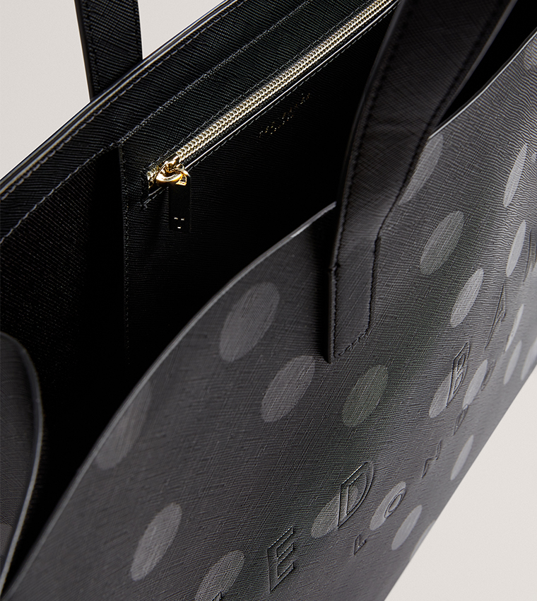 حقيبة توت بنقشة منقطة