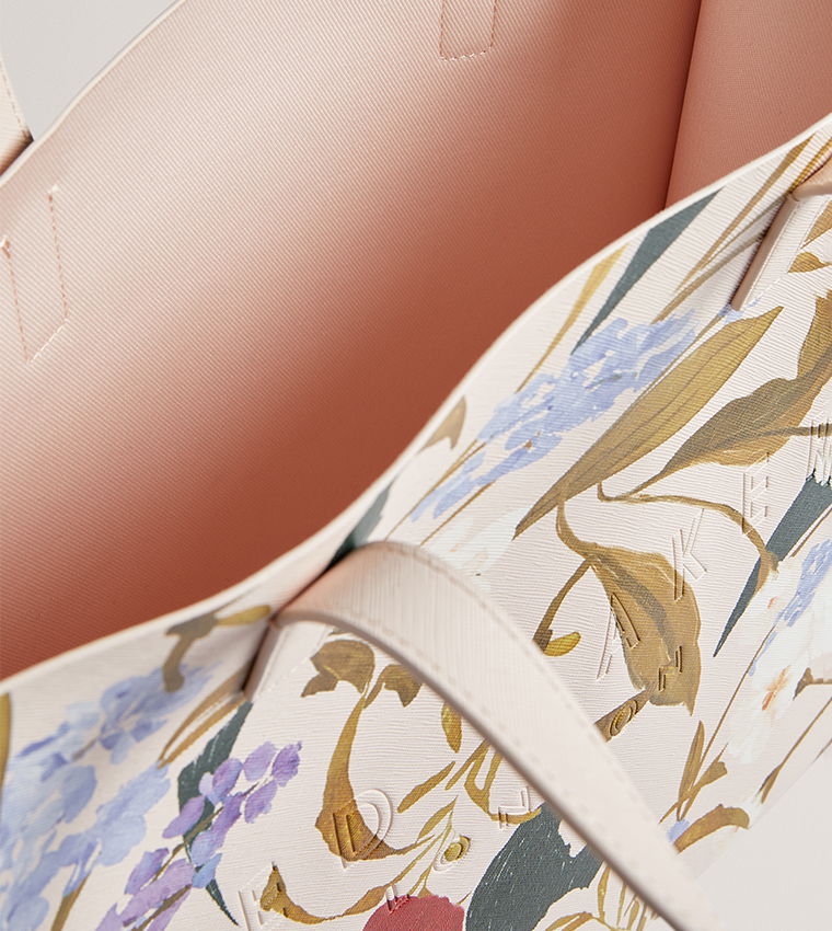 PALAMAA Floral Printed Tote Bag