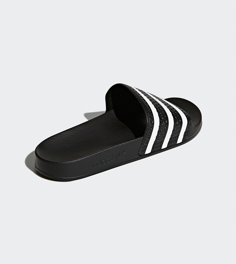 Striped Open Toe Slides