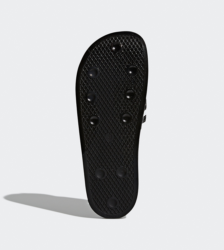 Striped Open Toe Slides