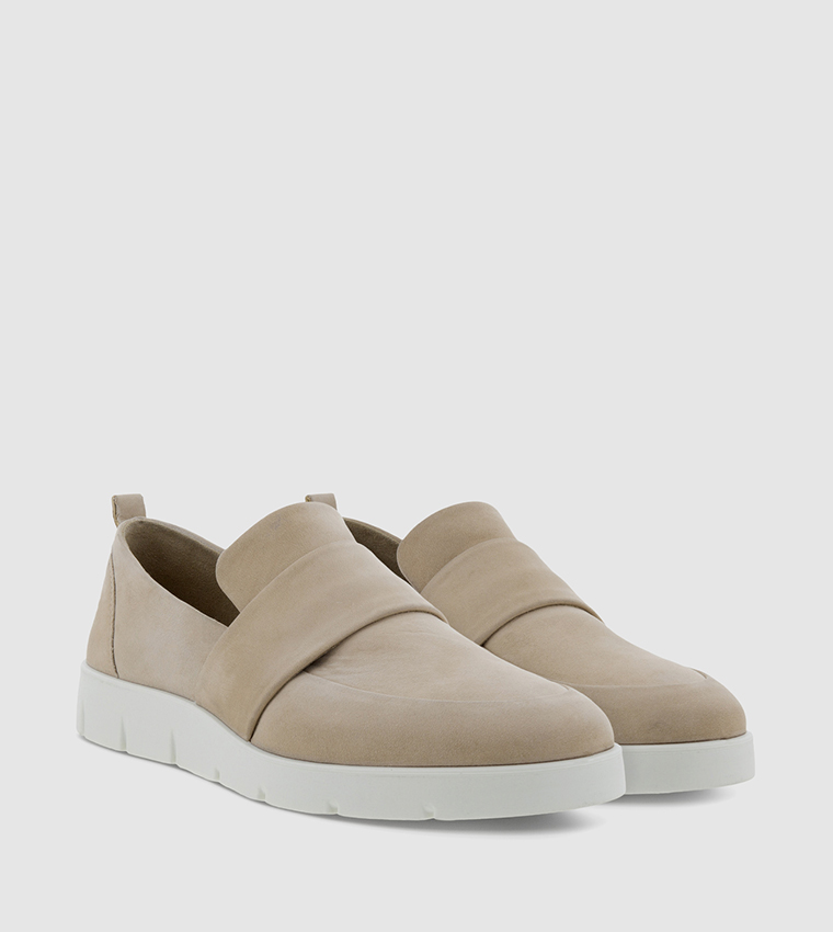 Buy ECCO Bella Slip On Casual Shoes In Beige 6thStreet UAE