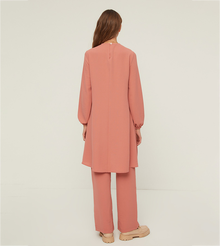 Wide leg toggled co ord main image 1