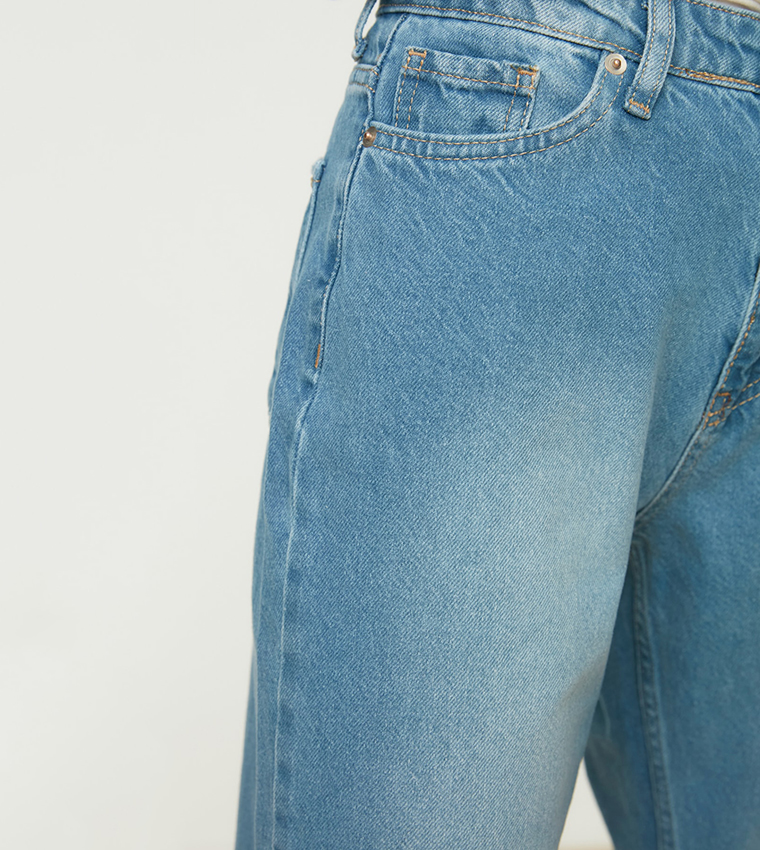 High Waist Wide Leg Jeans