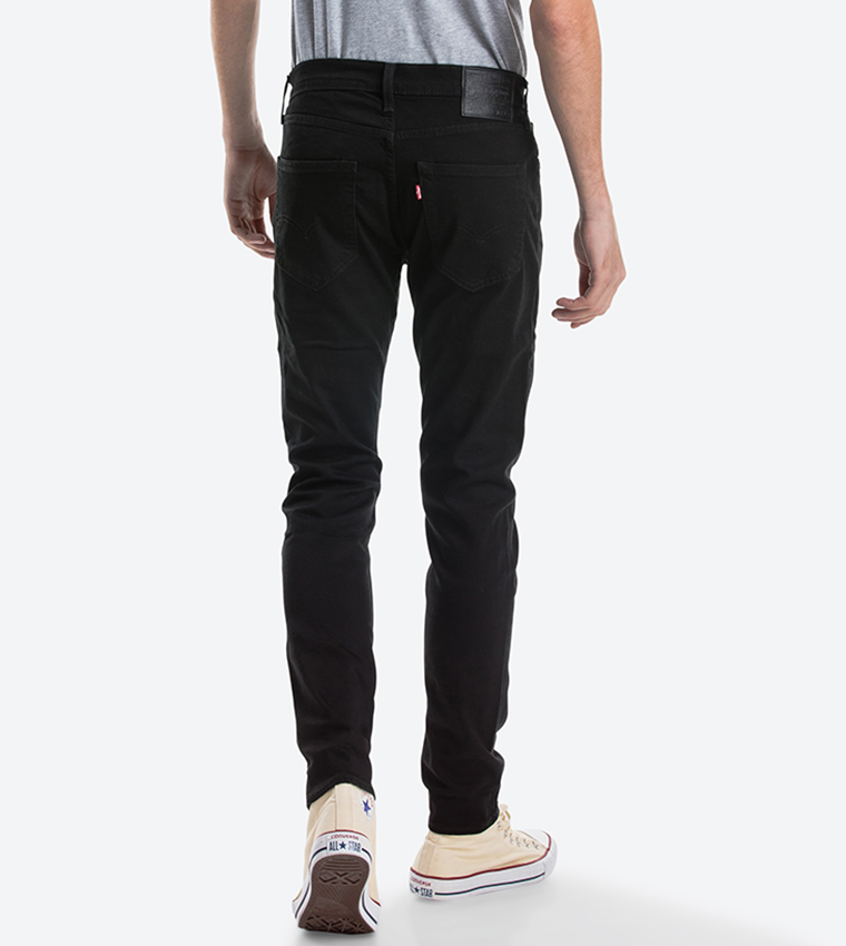 Buy Levi s 512 Zip Fly Tapered Fit Jeans Black 28833 0013 In Black 6thStreet Kuwait