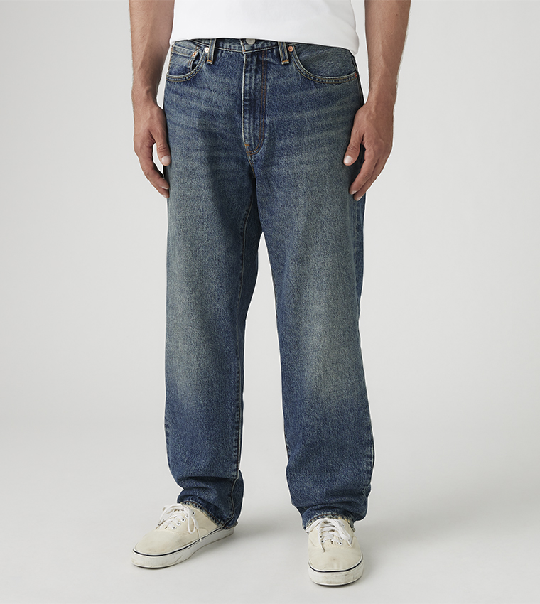 568™ Faded Mid Rise Straight Fit Jeans