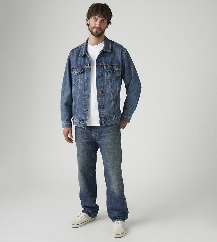 568™ Faded Mid Rise Straight Fit Jeans