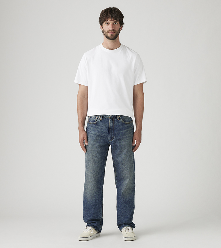 568™ Faded Mid Rise Straight Fit Jeans