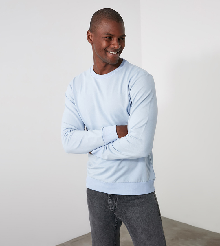 MODAGEN Sweatshirt - Blue - Regular fit - Trendyol