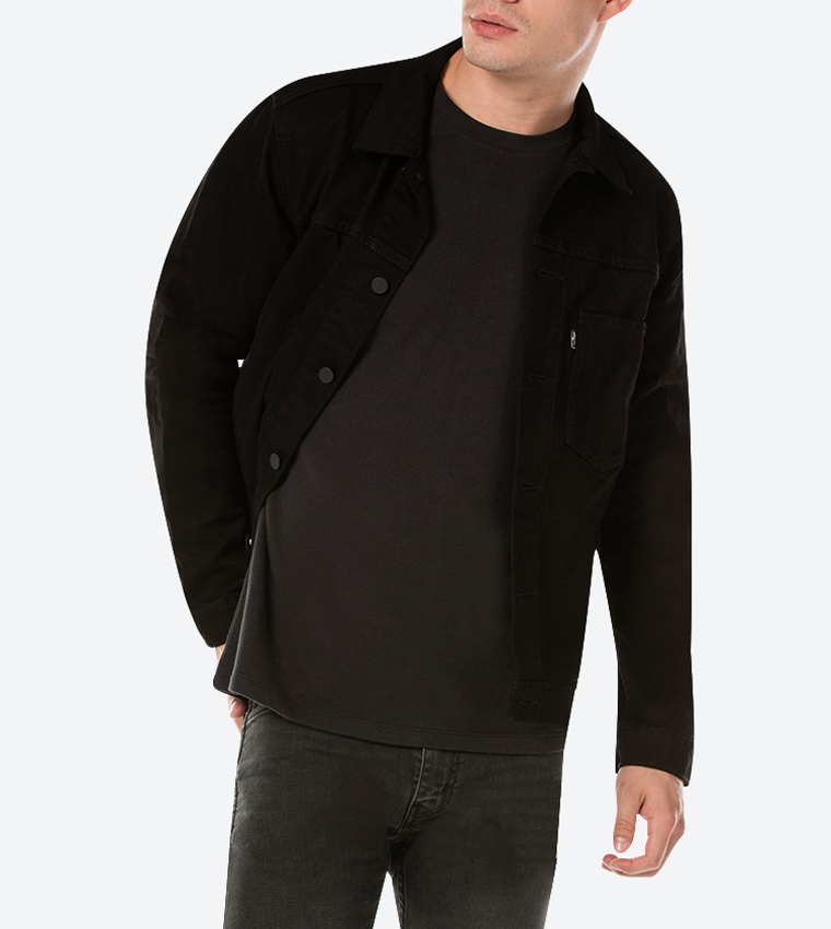 Buy Levi s Line 8 For Men S Jacket Black In Black 6thStreet Oman