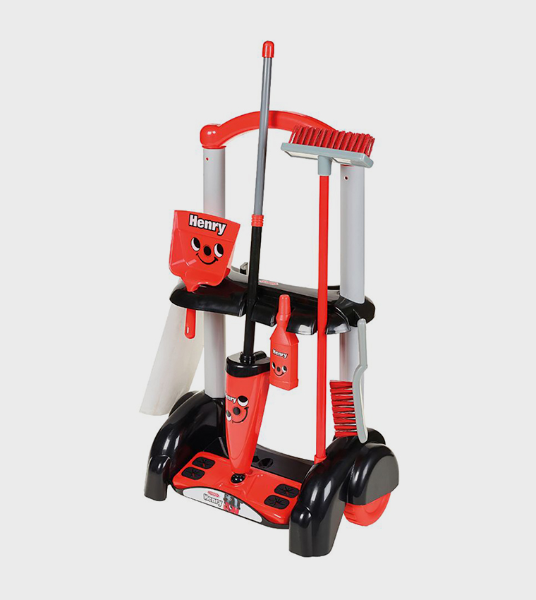 Henry Cleaning Trolley Toy Set - Red (3+)