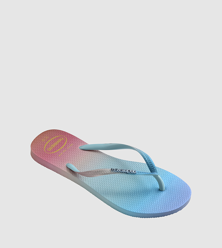 Slim Gradient Sunset Flip Flops