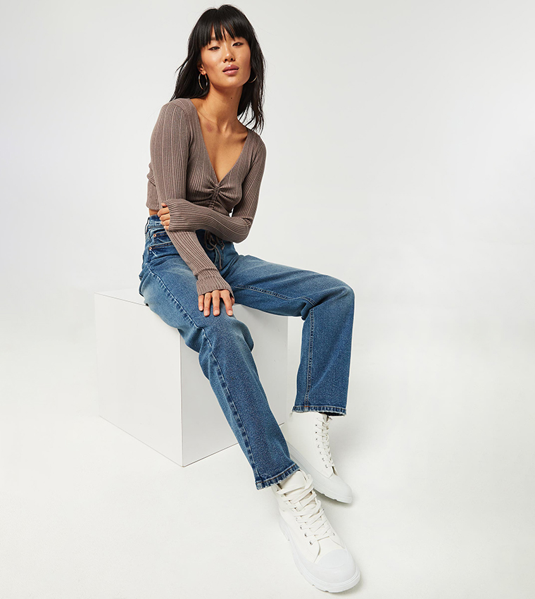 High Rise Baggy Jeans