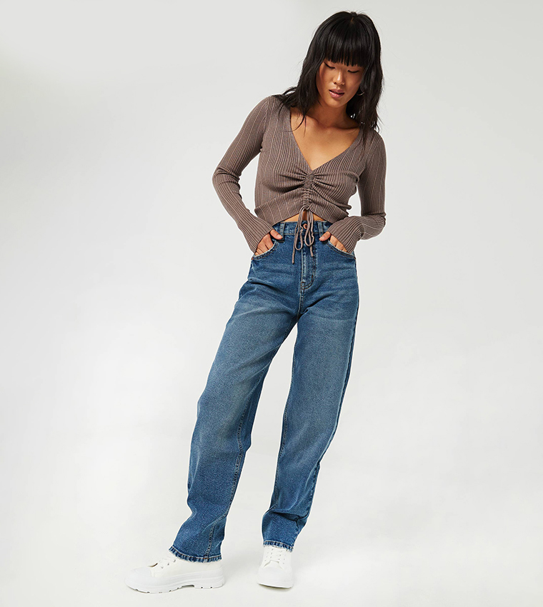 High Rise Baggy Jeans