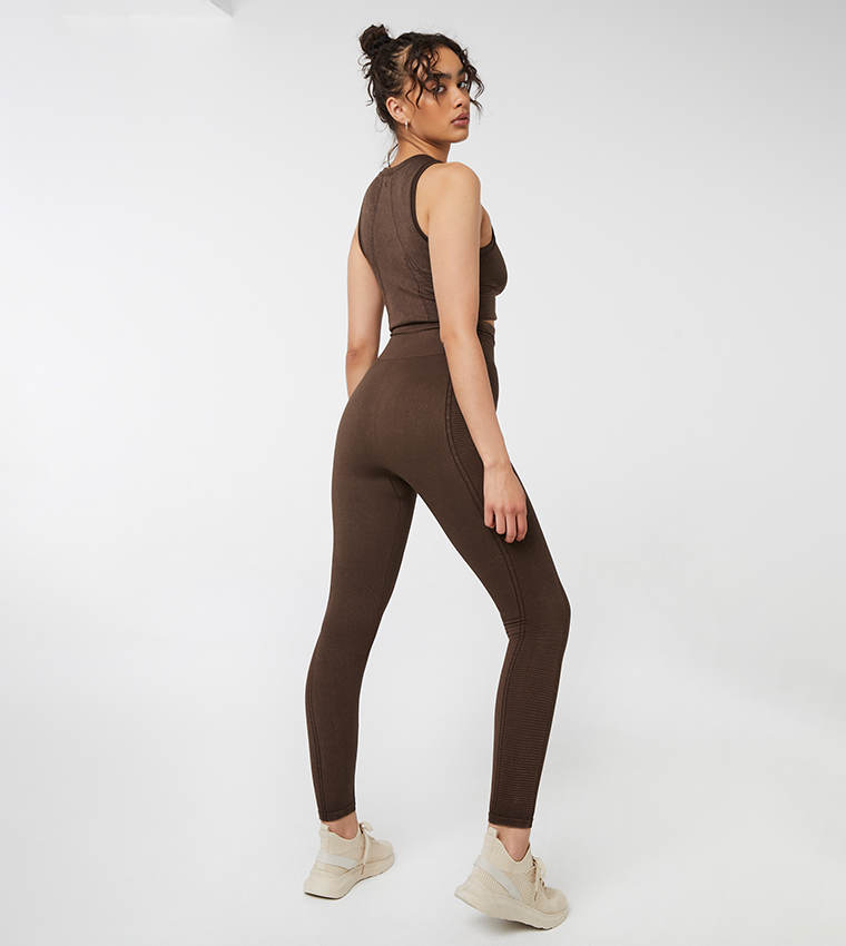 Buy Ardene Move Seamless Leggings In Brown