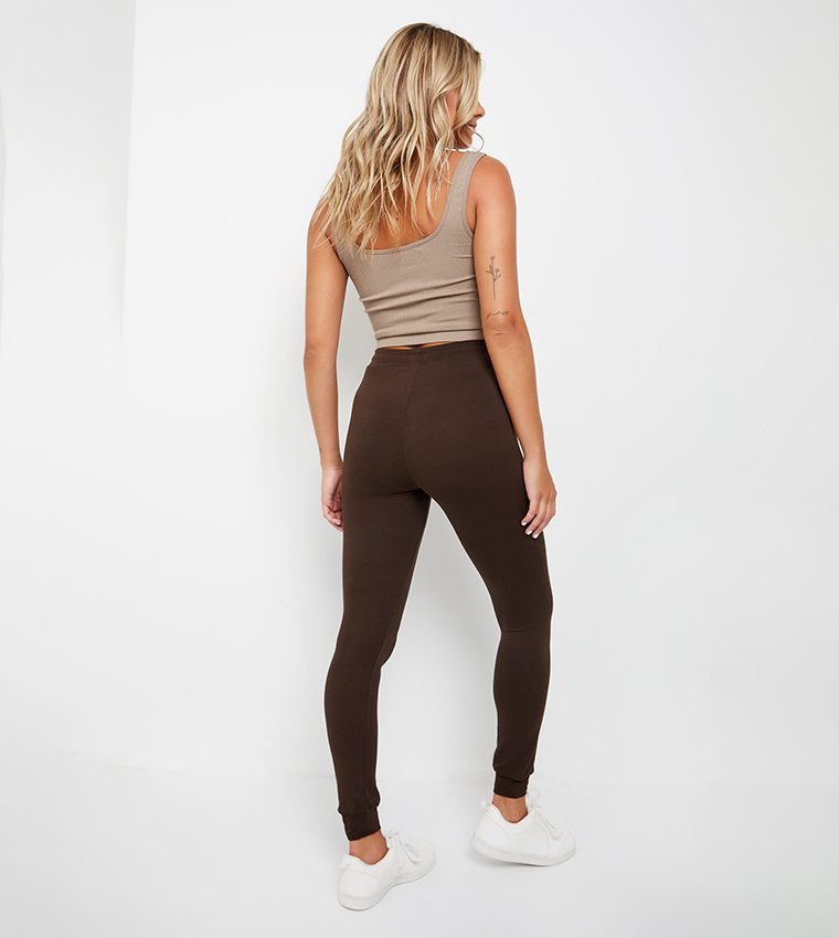 Buy Ardene NYC Jogger Leggings In Brown