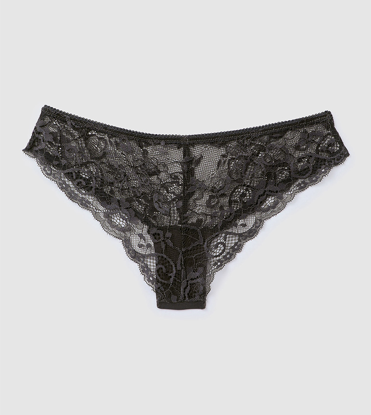 Buy Ardene All Lace Cheeky Brief In Black