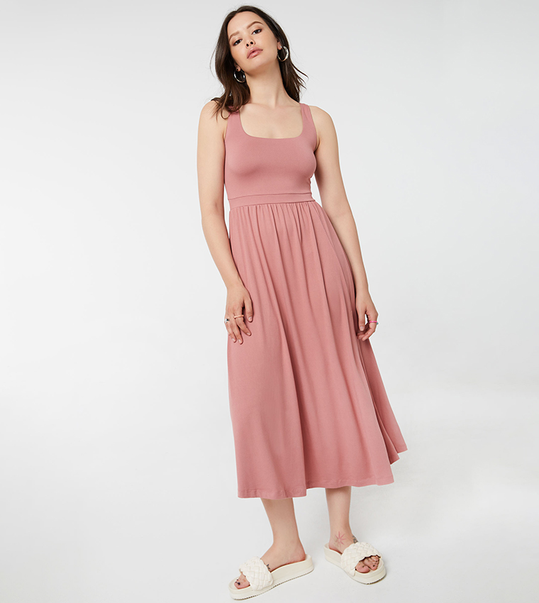 ardene pink dress Viral Mini Knit Dress