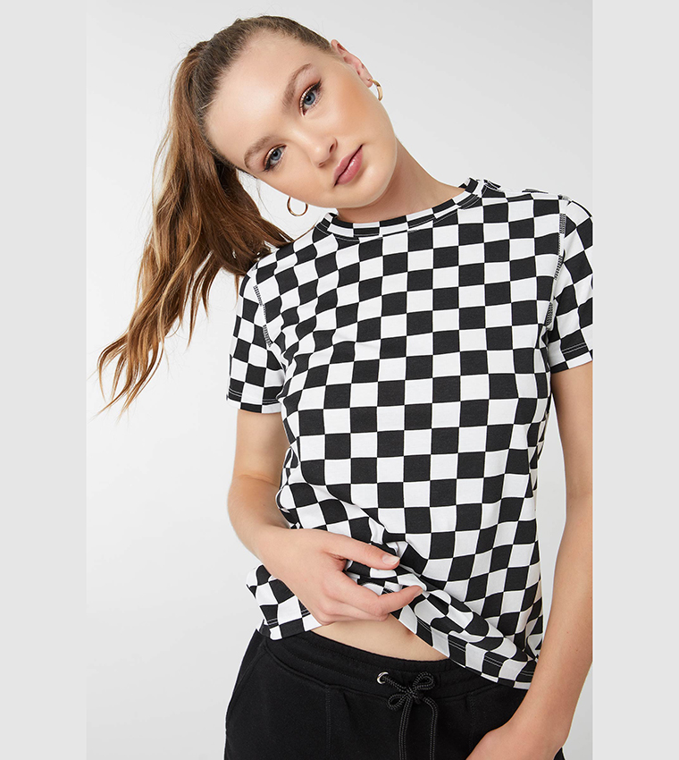 Checkerboard hotsell t shirt