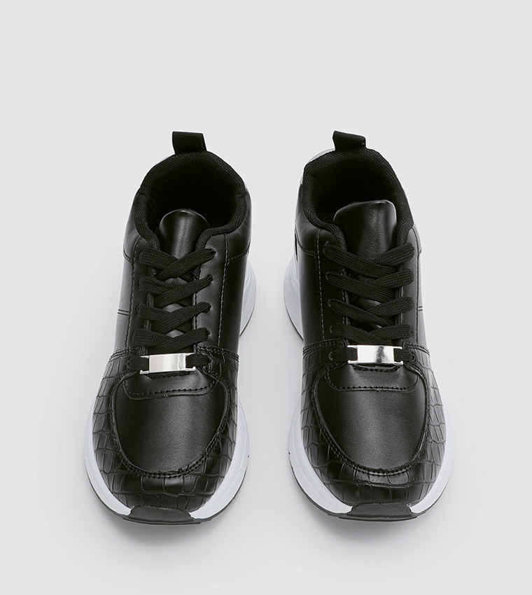 Buy Ardene Wedge Sneakers On Chunky Sole In Black 6thStreet UAE