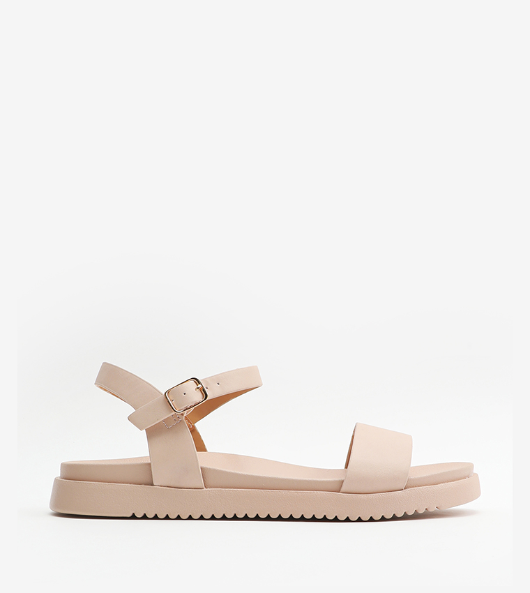 Single Band Platform Sandals