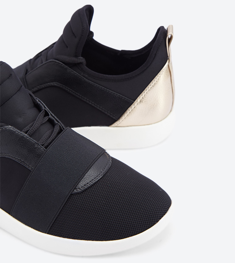 Buy Call It Spring Rila Thick Strap Details Sneakers Black 30014002 ...