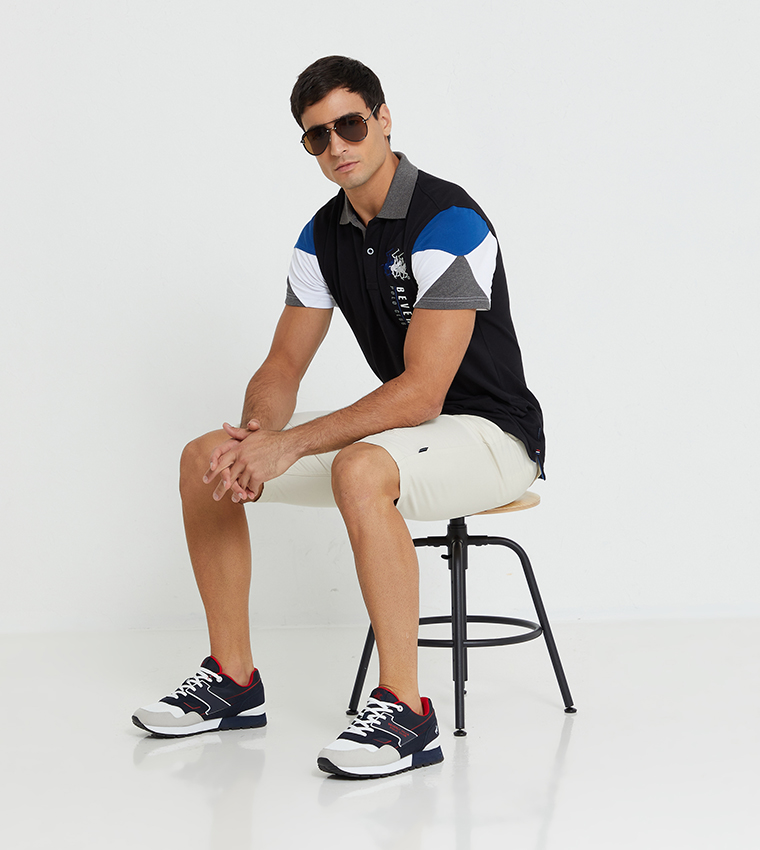 Skinny Solid Twill Shorts